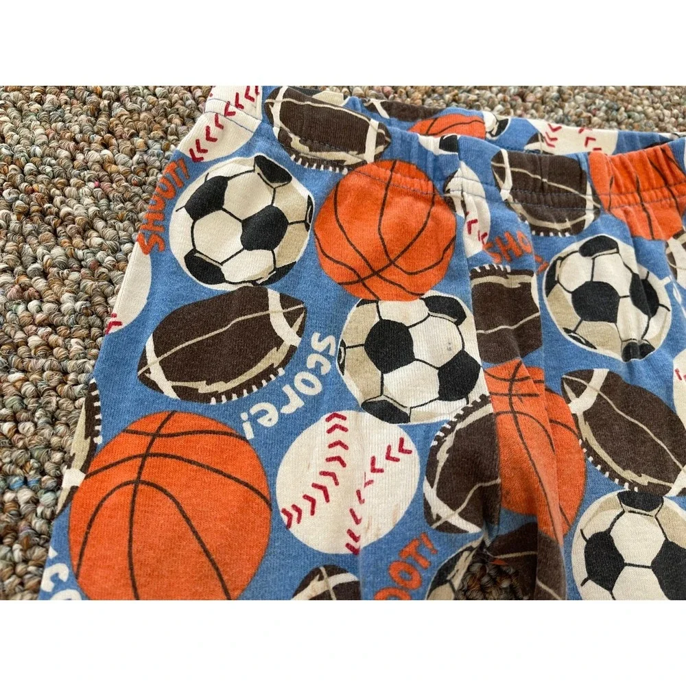 Carter's Boys Sports Balls Patterned PJ Pants 2T
